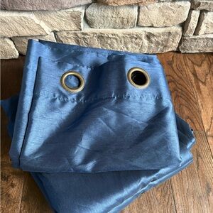 Pier 1 Imports Elegant Blue Grommet Curtains